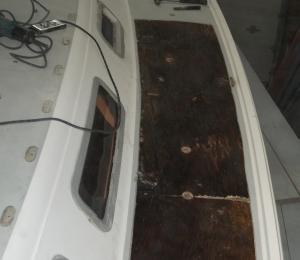 Boat repairs, refinishing and maintenance by Miliner Marine Services, Eliot, Maine, USA