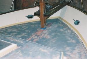 Boat repairs, refinishing and maintenance by Miliner Marine Services, Eliot, Maine, USA