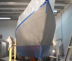 Boat repairs, refinishing and maintenance by Miliner Marine Services, Eliot, Maine, USA